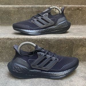 Adidas Ultraboost 21 Running Shoes Triple Black
